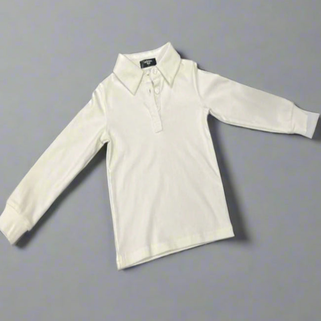 White long sleeve button down