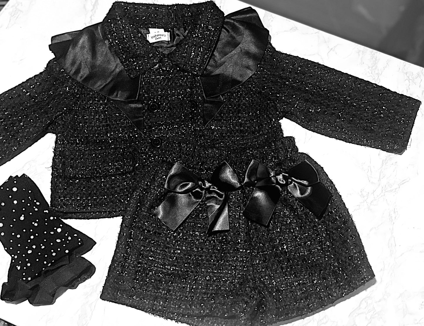 Girls Rhinestone Bling Tights