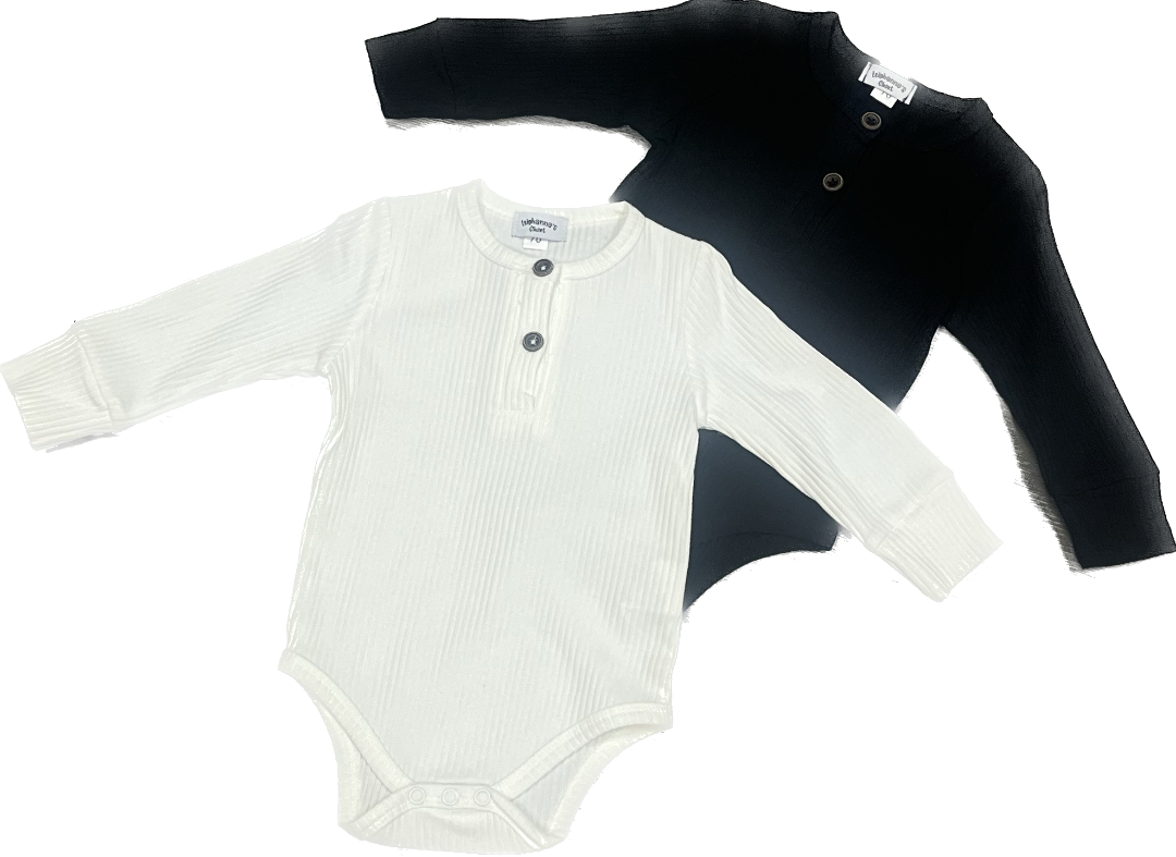 Long Sleeve Ribbed Onesie
