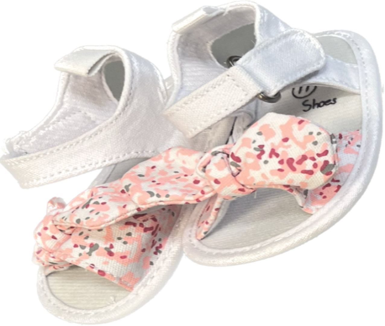 Sandals (Coral Pink Bow )