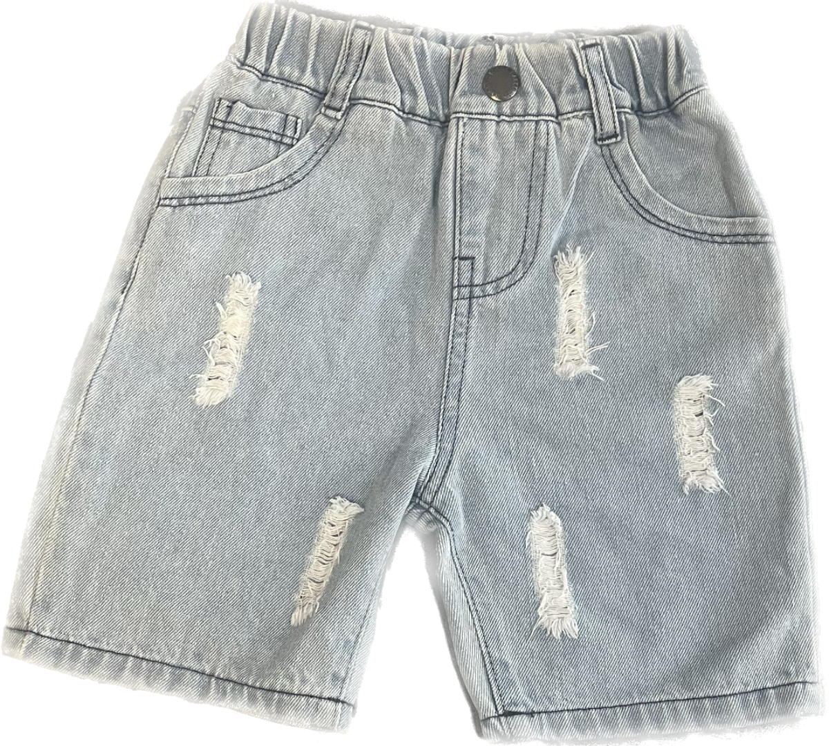 Distressed Jean Shorts