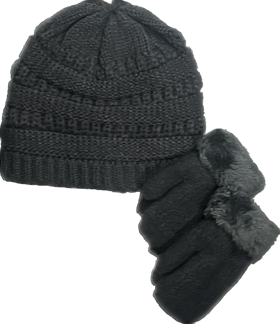 Beanie Hat with gloves