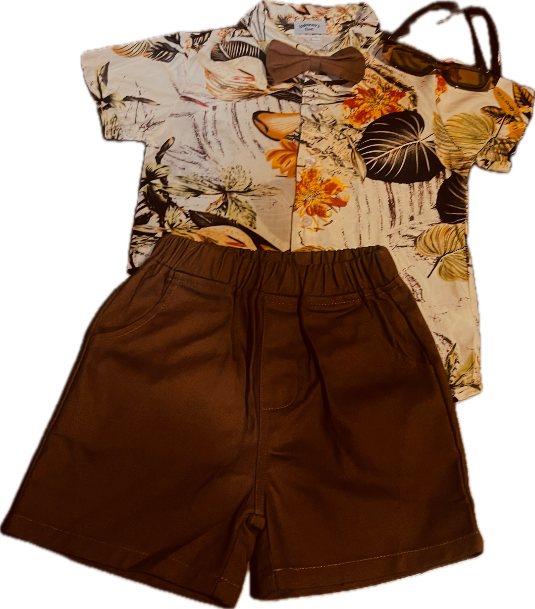 Boys Hawaiian Short Set