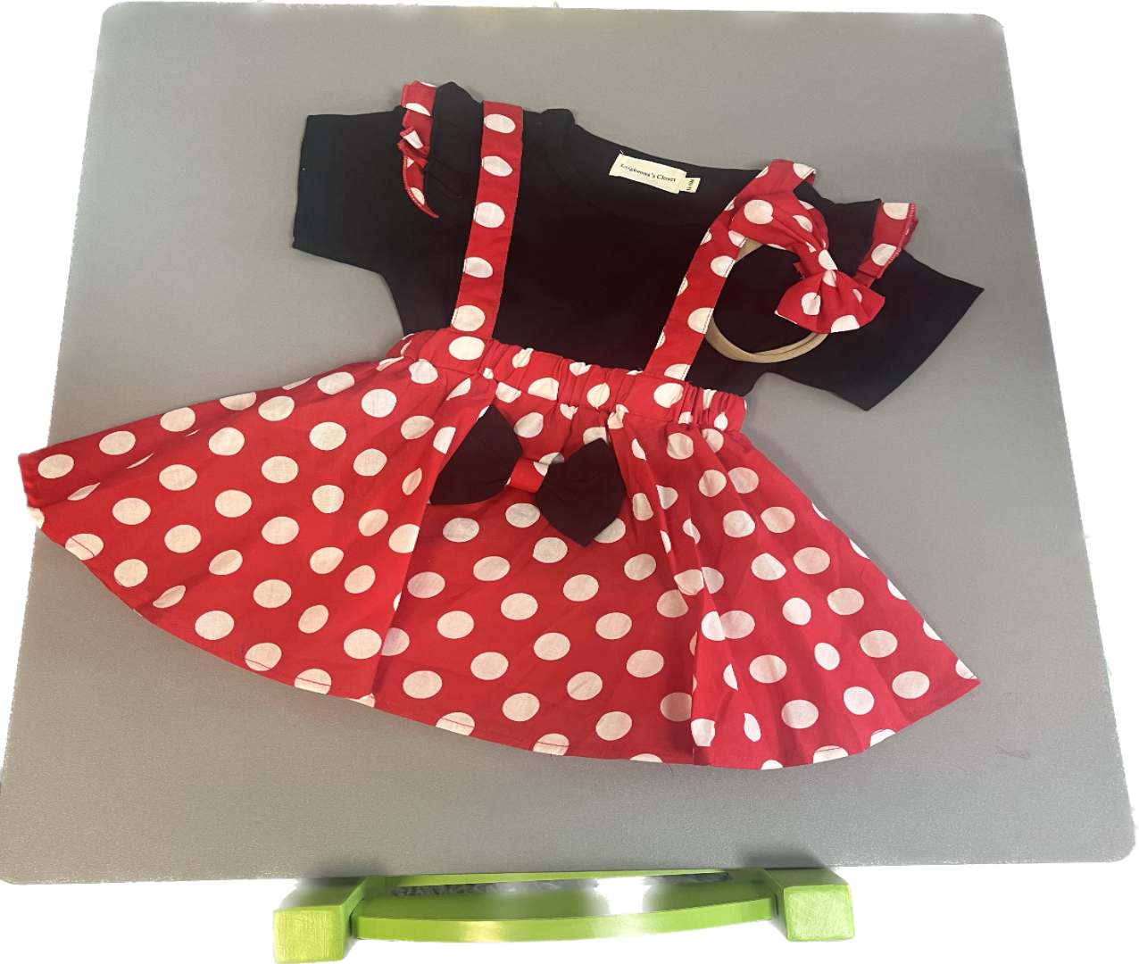 Red and Black Polka Dot Dress