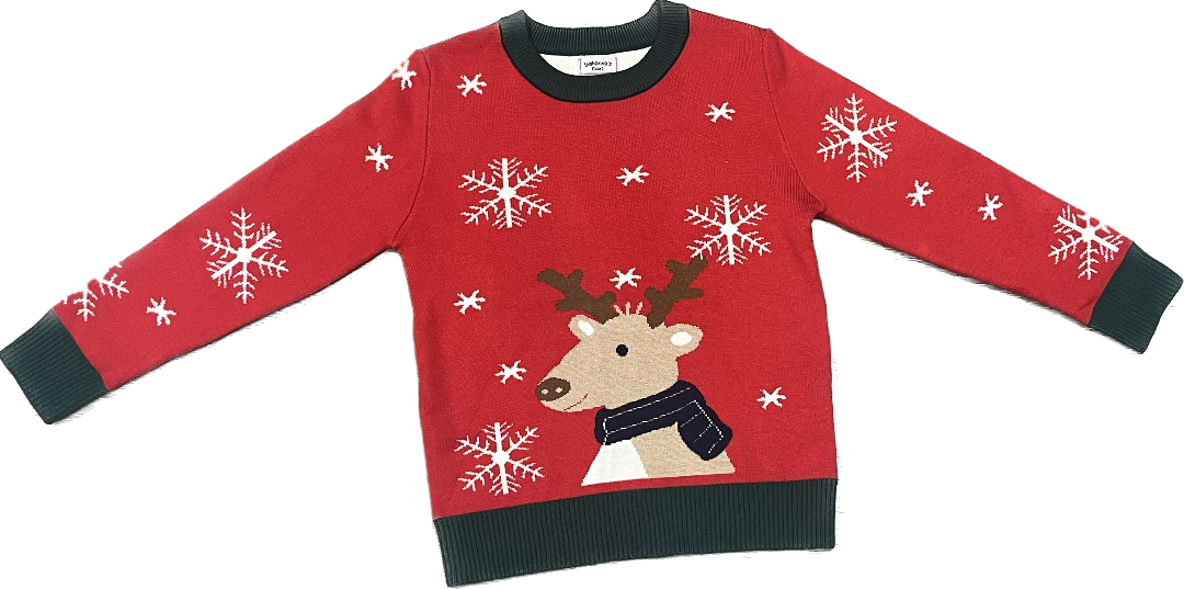 Red Reindeer Sweater