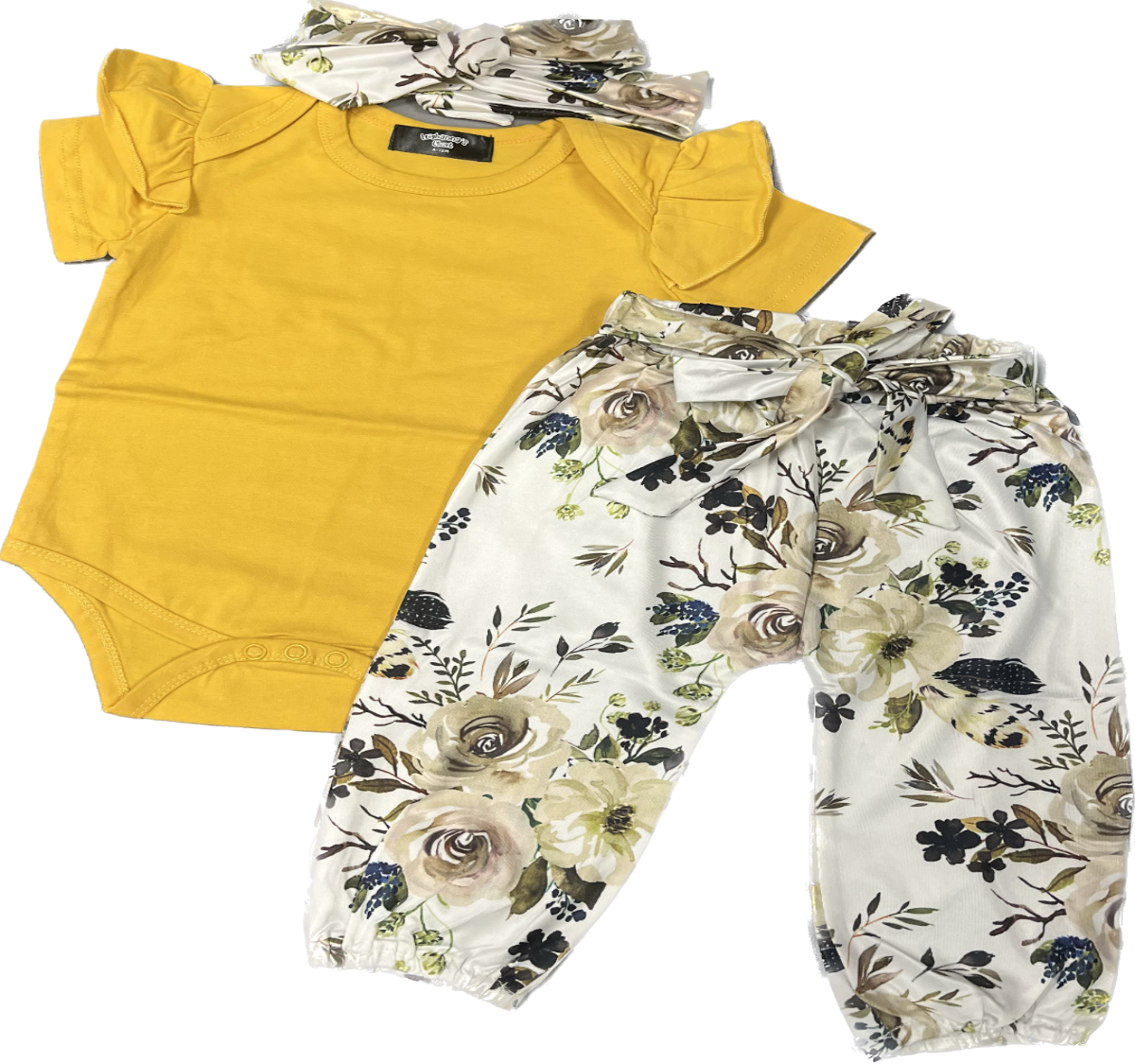 Yellow Floral Set