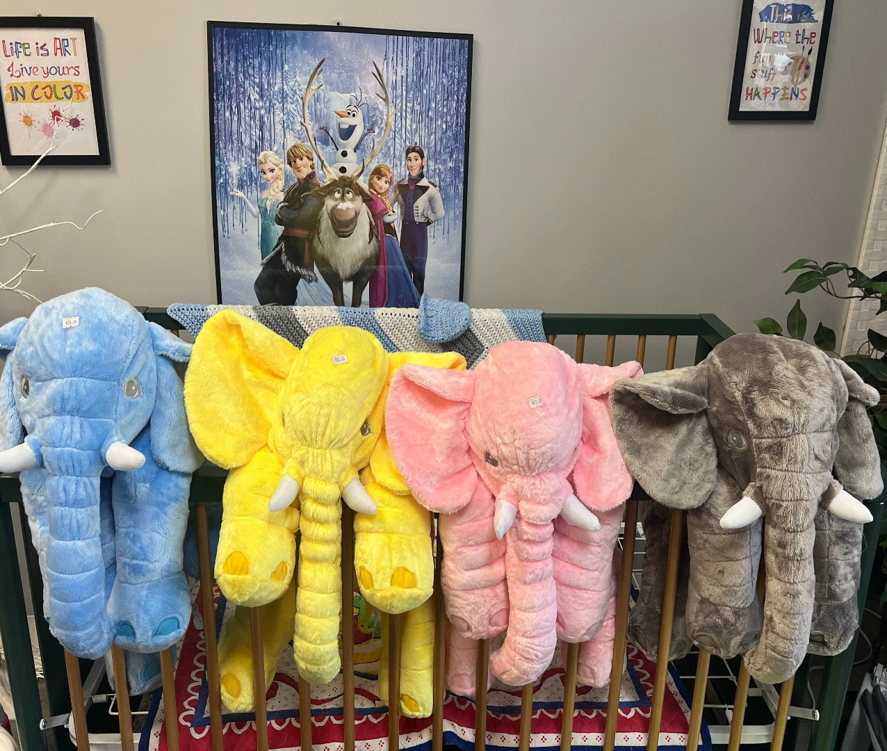Oversized Stuffed Elephant