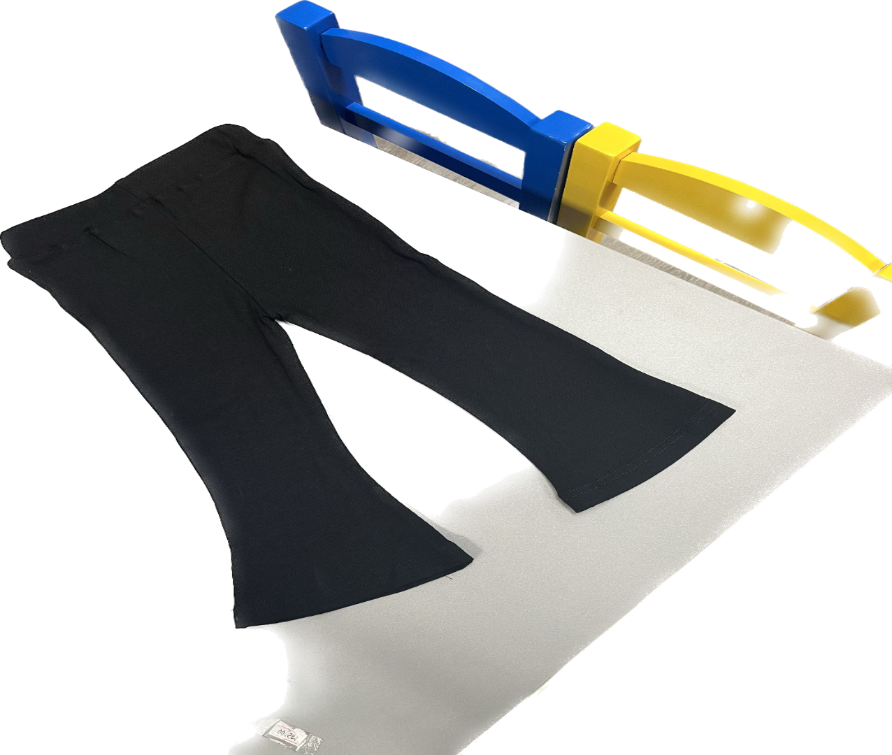 Black Stretch Flare Pants