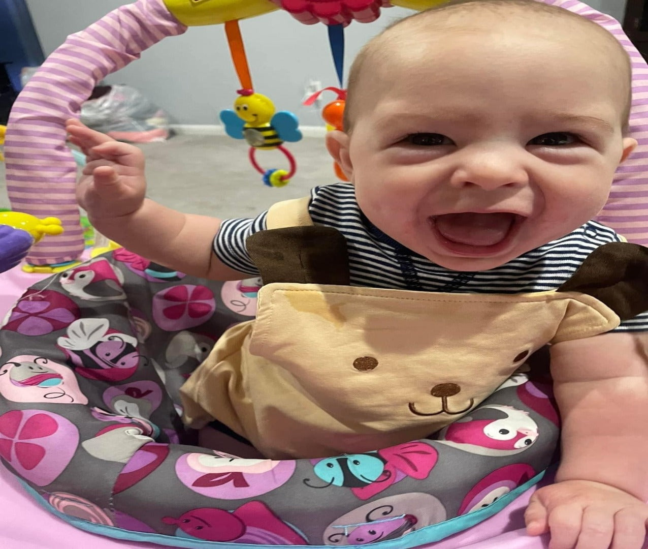 Bear Overalls and Hat Set