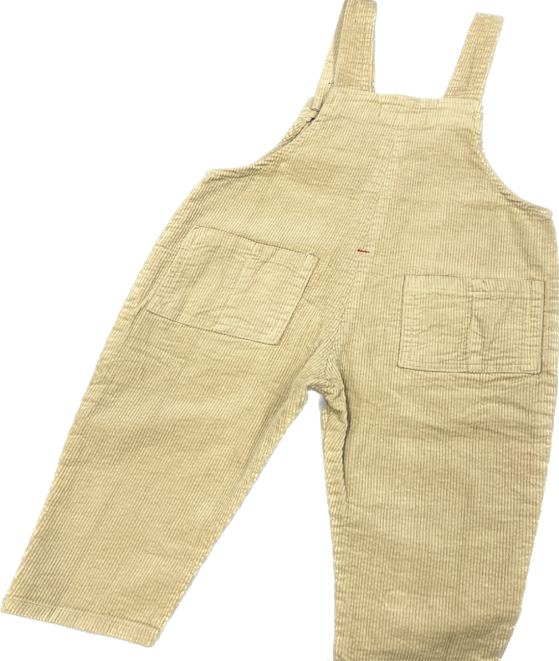 Cream Corduroy Overalls