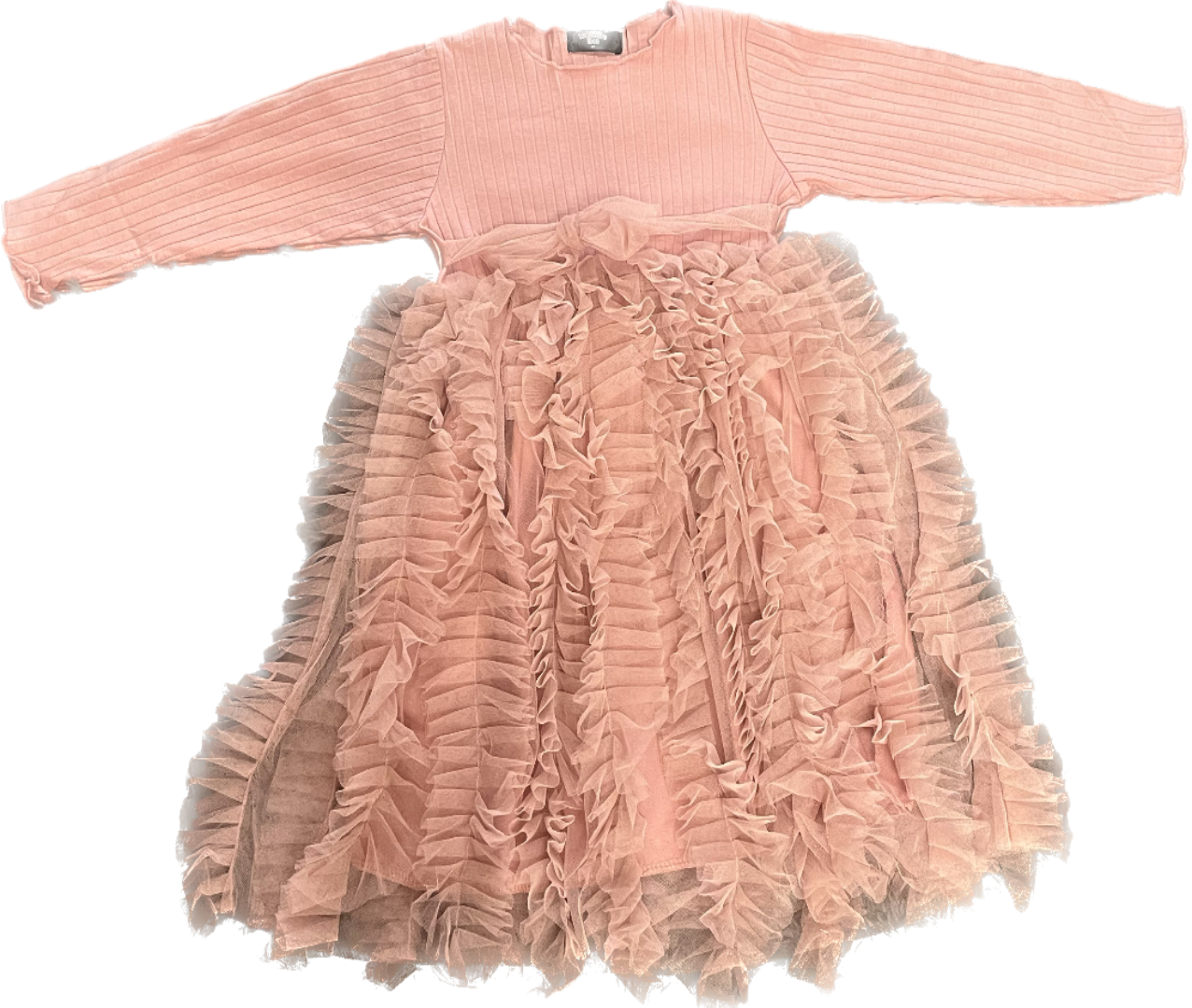 Pink ruffle dress