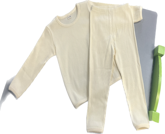 Cream Long Sleeve Set