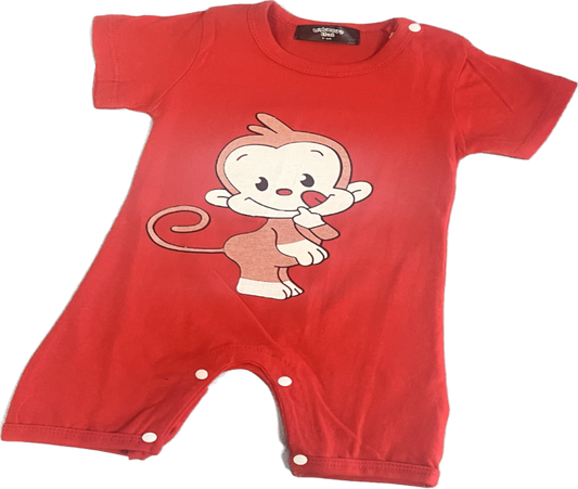 Red Monkey Onesie