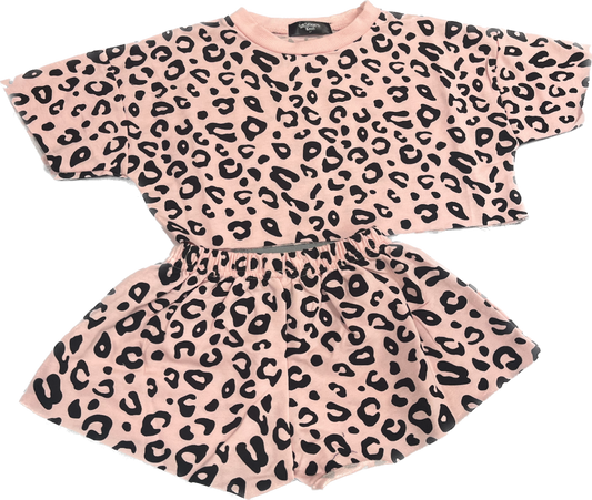 Cheetah Short Set