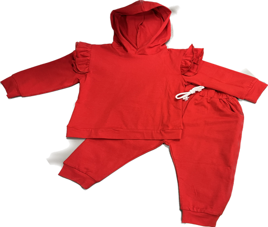 Red Jogger 2 Piece