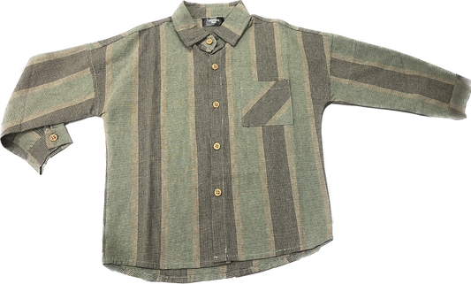 Boy’s Green Flannel